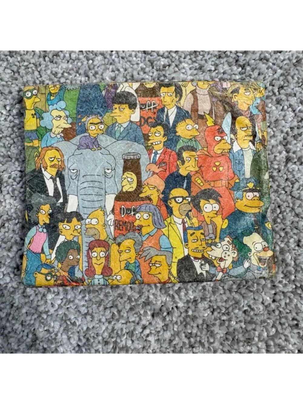 Might Wallet Simpsons by Dynomighty Design Paper Slight Fade Bi-Fold